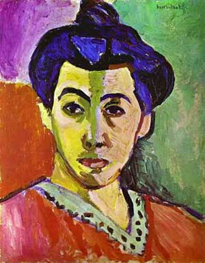 Mujer de la raya verde - Henry Matisse